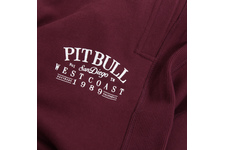 Spodnie dresowe Pit Bull Oldschool Logo - Bordowe