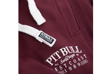 Spodnie dresowe Pit Bull Oldschool Logo - Bordowe