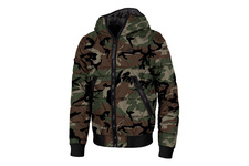 Kurtka z kapturem Pit Bull Butler - Woodland Camo