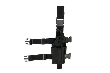 Kabura udowa GFC Tactical z ładownicą na magazynek - czarna