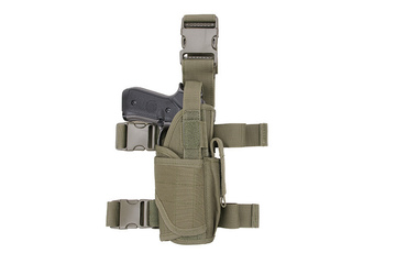 Kabura udowa GFC Tactical z ładownicą na magazynek - olive green