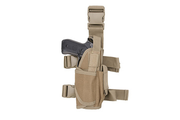 Kabura udowa GFC Tactical z ładownicą na magazynek - tan