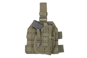 Kabura udowa GFC Tactical z kaburą uniwersalną - oliwkowa