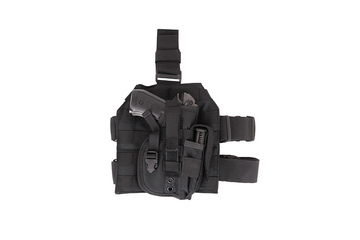 Kabura udowa GFC Tactical z kaburą uniwersalną - czarna