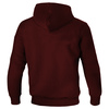 Bluza z kapturem Pit Bull Classic Logo - Bordowa