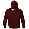 Bluza z kapturem Pit Bull Classic Logo - Bordowa