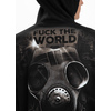 Bluza z kapturem Pit Bull Fuck The World - Czarna