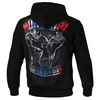 Bluza z Kapturem Pit Bull Muay Thai  - Czarna