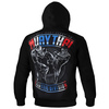 Bluza z Kapturem Pit Bull Muay Thai  - Czarna