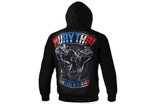 Bluza z Kapturem Pit Bull Muay Thai  - Czarna