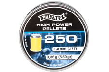 śrut 4,5 mm WALTHER HIGH-POWER płaski w polimerowym płaszczu 250 szt.