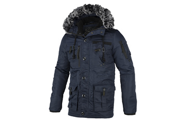 Zimowa kurtka z kapturem Pit Bull Rowcliff - Dark Navy