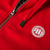 Bluza rozpinana z kapturem Pit Bull Small Logo - Czerwona