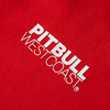 Bluza rozpinana z kapturem Pit Bull Hilltop - Czerwona