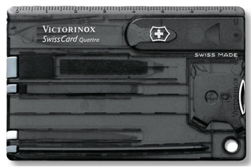 Multitool Victorinox SwissCard Quattro czarna