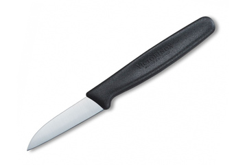 Nóż kuchenny Victorinox do jarzyn, gładki, 6 cm, czarny
