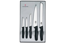 Noże kuchenne Victorinox - zestaw 5 elementów, czarny