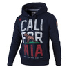 Bluza z kapturem Pit Bull California Flag - Granatowa