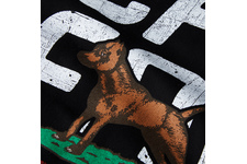 Bluza z kapturem Pit Bull California Flag - Czarna