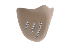 Maska ochronna Ultimate Tactical GH half face - tan