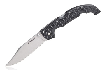 noż Cold Steel Voyager XLG. Clip Point Serrated Edge BD1