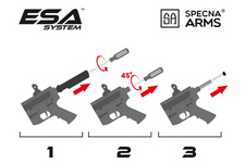Karabinek szturmowy AEG Specna Arms RRA SA-C01 CORE - czarny