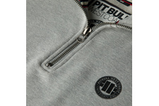 Bluza rozpinana 1/2 Pit Bull Small Logo - Szara