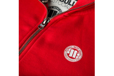 Bluza rozpinana Pit Bull Small Logo - Czerwona