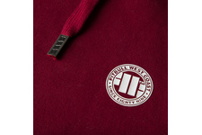 Bluza z kapturem Pit Bull Small Logo - Bordowa