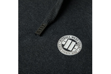 Bluza z kapturem Pit Bull Small Logo - Grafitowa
