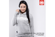 Bluza damska z kapturem Pit Bull Boxing - Szara