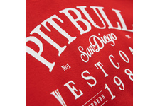 Bluza damska z kapturem Pit Bull Oldschool - Czerwona