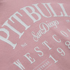 Bluza damska z kapturem Pit Bull Oldschool - Różowa