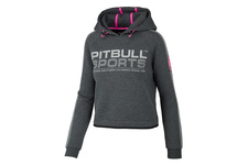 Bluza damska z kapturem Pit Bull Athletica - Grafitowa