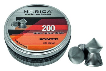 Śrut Norica Pointed 5,5mm 200 szt.
