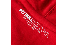 Bluza z kapturem Pit Bull Classic Boxing - Czerwona