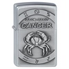 Zapalniczka ZIPPO  Brushed Chrome Cancer