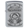 Zapalniczka ZIPPO  Brushed Chrome Cancer