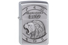 Zapalniczka ZIPPO  Brushed Chrome Leo