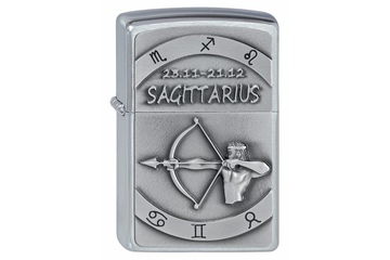 Zapalniczka ZIPPO Brushed Chrome Sagittarius