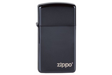 Zapalniczka ZIPPO Slim Ebony Zippo Logo