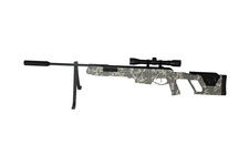 Zestaw - Wiatrówka karabinek Norica Dead Eye MAX Camo 4, w zestawie z dwójnogiem, lunetą i tłumikiem