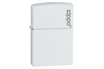 Zapalniczka ZIPPO White Matte z logo Zippo