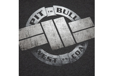 Koszulka Pit Bull Steel Logo - Grafitowa