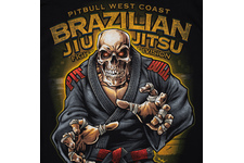 Koszulka Pit Bull Brazilian Jiu Jitsu - Czarna