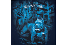 Koszulka Pit Bull City Of Dogs - Granatowa