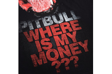 Koszulka Pit Bull Where is my money - Czarna