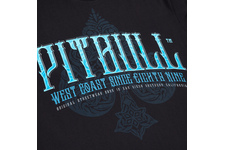 Koszulka Pit Bull Blue Skull '21 - Czarna
