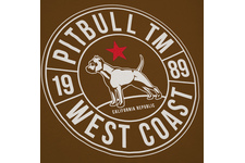 Koszulka Pit Bull Calidog - Brązowa