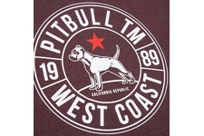 Koszulka Pit Bull Calidog - Bordowa